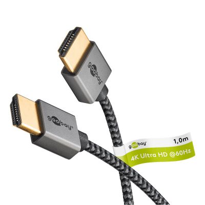 Kabel GOOBAY 75752 HDMI Slim High Speed s Ethernetem 2.0 4K 1m