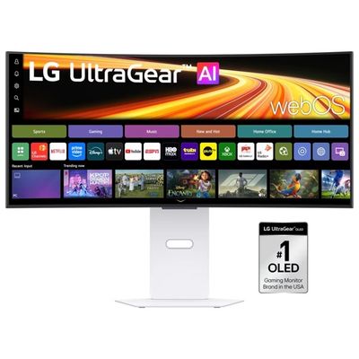 LG UltraGear/34GX90SB-W/34''/OLED/UWQHD/240Hz/0,03ms/Biela/2R
