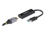 USB to HDMI Adapter (USB32HDES) - Kabel adaptéru - kompatibilní s TAA - USB typ A s piny (male) do HDMI se zdířkami (female) - 19 cm - černá - podpora 1080p - pro P/N: HDDVIMM3, HDMM12, HDMM15, HDMM1MP, HDMM2MP, HDMM3, HDMM3MP, HDMM50A, HDMM6, HDPMM50