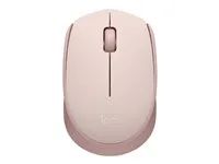 Myš - pravák a levák - optický - 3 tlačítka - bezdrátový - 2.4 GHz - bezdrátový přijímač USB - růžová