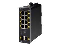 Přepínač - řízený - 8 x 10/100/1000 (PoE+) + 2 x 1000Base-X SFP (uplink) - lze montovat na konzolu DIN - PoE+ - napájení DC