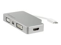 4-in-1 USB-C to VGA DVI HDMI or mDP - CDPVGDVHDMDP