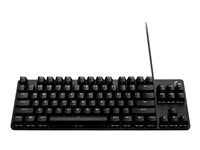 Klávesnice - podsvícení - USB - QWERTY - US mezinárodní - černá