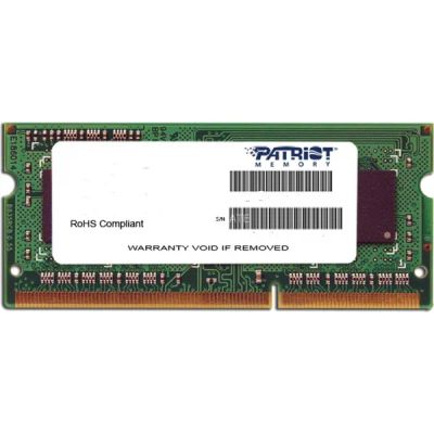 Patriot Memory PSD34G1600L81S paměťový modul 4 GB 1 x 4 GB DDR3 1600 MHz