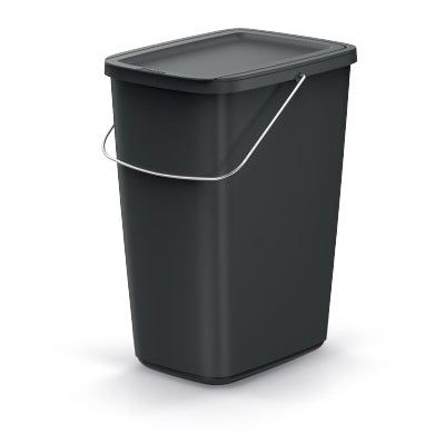 Koš odpadkový COMPACTA Q FLAP BASIC černý 12l