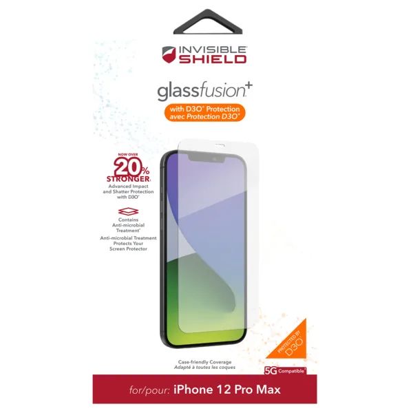 ZAGG Invisible Shield Fusion + D3O hybridní sklo iPhone 12 Pro Max