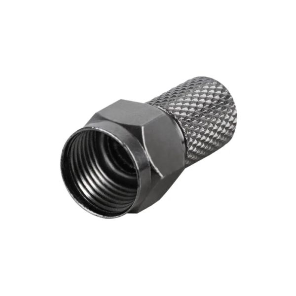 Konektor F HQ 7,0 mm gumový kroužek, černý