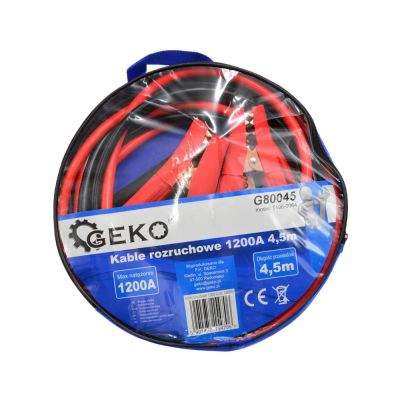 Kabely startovací 1200A 4,5m GEKO G80045