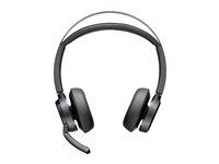 Náhlavní souprava - náhlavní - Bluetooth - bezdrátový - odstranění šumu - UBS-C přes adaptér Bluetooth - černá - certifikováno pro Zoom