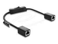 RJ45 Cable jack to jack with switch Cat.