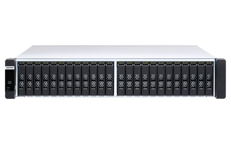 QNAP ES2486AFdc-2142IT-128G (all-flash NAS, duální řadič, 2x Xeon, 2x 64GB RAM, 24x 2,5" U.2/U.3)