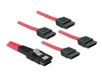 Kabel SATA/SAS - 36 pinů 4i Mini MultiLane (M) do SATA (M) - 1 m