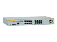 Přepínač - L2+ - řízený - 16 x 10/100/1000 (PoE+) + 2 x SFP - desktop, Lze montovat do rozvaděče, pro připevnění na zeď - PoE+ (240 W)