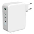 DELTACO USBC-GAN04, 3xType C/USB, Nabíječka