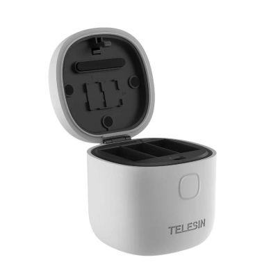 3-slotová vodotěsná nabíječka Allin box Telesin pro GoPro Hero 11 / Hero 10 / Hero 9