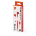 JBL Tune 305 USB-C, Sluchátka, červená
