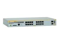 Přepínač - L2+ - řízený - 16 x 10/100/1000 (PoE+) + 2 x SFP - desktop, Lze montovat do rozvaděče, pro připevnění na zeď - PoE+ (240 W)