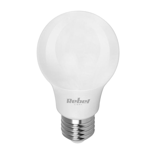 Žárovka LED E27 8,5 W A60 bílá teplá REBEL ZAR0551