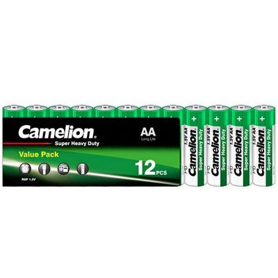 CAMELION Baterie SUPER HD zink-chlorid AA 12ks R6P