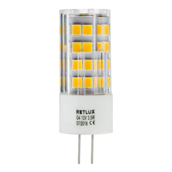 Žárovka LED G9 3,5W bílá teplá RETLUX RLL 298