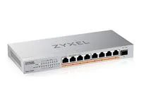 Přepínač - nespravovaný - neřízený - 8 x 100/1000/2.5G (PoE++) + 1 x Gigabit SFP / 10 Gigabit SFP+ - desktop, pro připevnění na zeď - PoE++ (100 W)