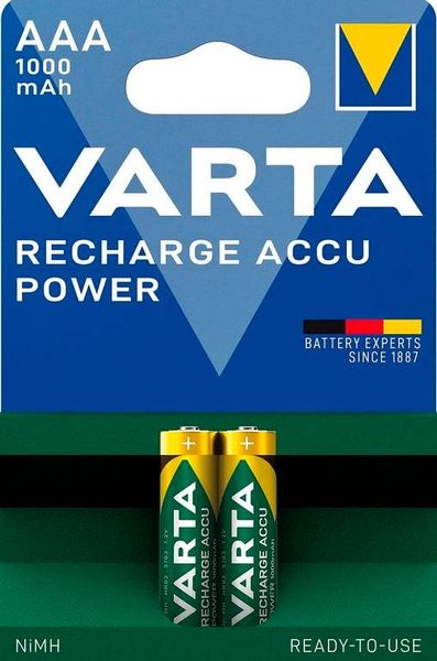 Varta Professional Accu AAA 2x 1000mAh