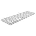 GENIUS Slimstar 126 USB, Klávesnice bílá