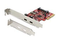 Full/Low-Profile - USB adaptér - PCIe 3.0 x4 nízký profil - USB-C 3.1 Gen 2 x 2 - pro P/N: S252BU313R