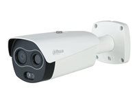 Termální/síťová bezpečnostní kamera - bullet - venkovní - prachotěsný / voděodolný - barevný (Den a noc) - 4 MP - 2336 x 1752 (optické) / 256 x 192 (tepelné) - 720p, 1080p - objektiv fixed iris - pevné ohnisko - audio - LAN 10/100 - H.264, H.265, H.264H, MJPEG, H.264B - stejn. proud 12 V / PoE