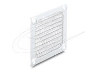 Delock - Mrížka ventilátoru s filtrem - 60 x 60 mm, hliník, nerezová ocel filtracní sít - stríbrná