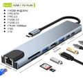 MEGATECH 8v1, Dokovacia stanica, USB-C