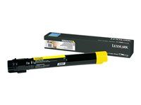 Extra vysoká výtěžnost - žlutá - originální - kazeta s barvivem LCCP - pro Lexmark C950DE, C950dte