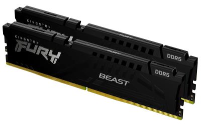 Kingston FURY Beast EXPO/DDR5/64GB/5200MHz/CL40/2x32GB/Black