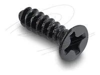 Delock - Sada šroubu - M3 x 10 mm - cerná (balení 50)