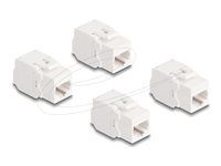 Keystone Module RJ45 jack Cat.6A UTP 4 p