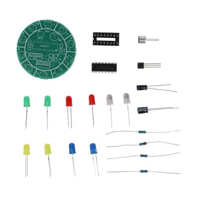 Stavebnicový hlasově ovládaný rotující LED efekt s CD4017
