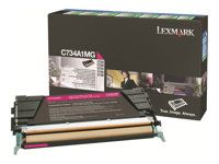 Purpurová - originální - kazeta s barvivem LCCP, LRP - pro Lexmark C734, C736, X734, X736, X738