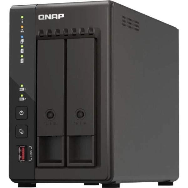 QNAP QVP-21C, NVR Server, 2x 2.5"/3.5", 2x M.2