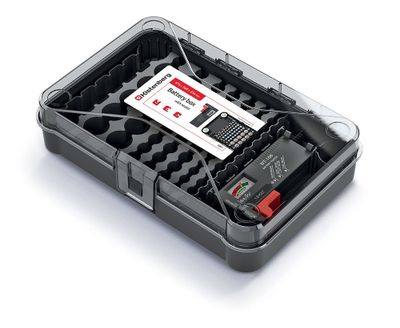 Box na baterie BATTERY BOX se zkoušečkou 29,5x19,5x7,0cm