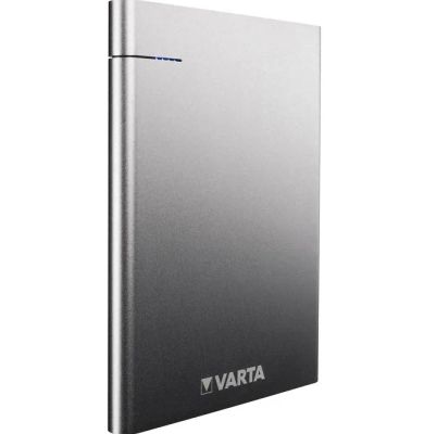 Powerbanka Varta Portable Slim, Li-Pol 12000 mAh, stříbrná
