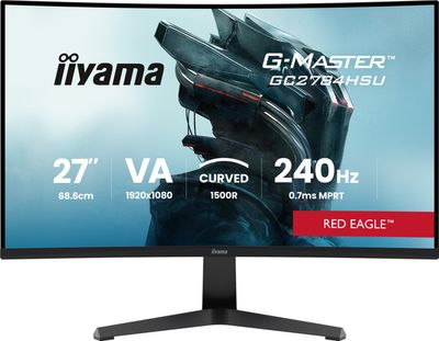 iiyama G-Master/GC2784HSU-B1/27"/VA/FHD/240Hz/0,7ms/Černá/3R