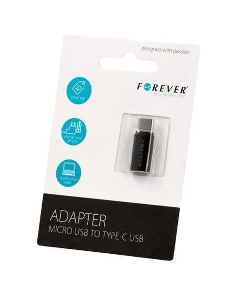 Redukce Micro USB - USB-C FOREVER