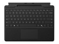 Microsoft Surface Pro Keyboard - Klávesnice - s trackpad, akcelerometr, zásobník pro nabíjení a skladování Surface Slim Pen 2 - QWERTY - Mezinárodní angličtina - černá