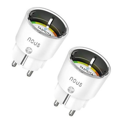 NOUS A1T, TASMOTA Smart Zásuvka, 16A, Schuko, 2ks
