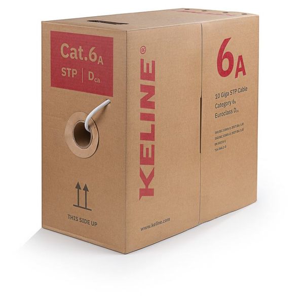 KELINE Kabel STP AWG23, CAT 6A 305m