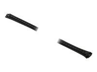 Braided expandable sleeving - 5 m - černá