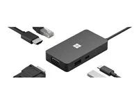 Dokovací stanice - USB-C - VGA, HDMI - 1GbE - komerční
