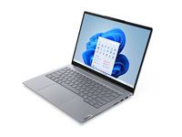 Provedění závěsu 180 stupňů - Intel Core 5 - 210H / až 4.8 GHz - Win 11 Pro - Intel Graphics - 16 GB RAM - 512 GB SSD NVMe - 14" IPS 1920 x 1200 - Gigabit Ethernet - Wi-Fi 6E, Bluetooth - dvoutónová arktická šedá - kbd: česká/slovenská - s 3 roky Lenovo Onsite Support
