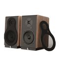 LAUDBERG M1, Bluetooth reproduktory 2.0, černá/hnědá