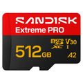 SanDisk Extreme PRO SDXC 512GB 250MB/s V30 + adaptér